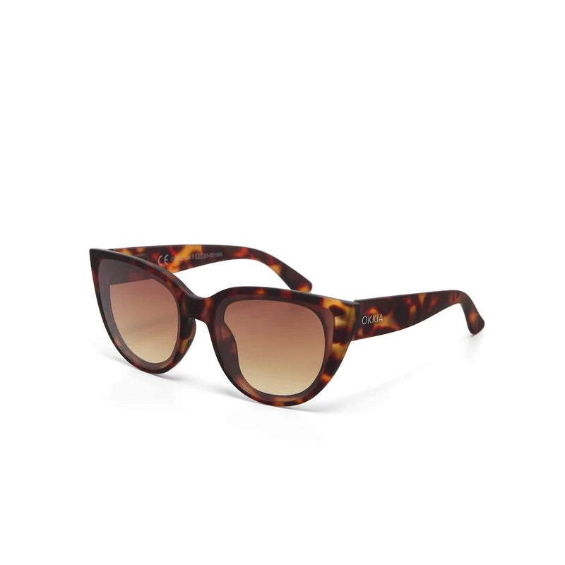 SILVIA CAT EYE SUNGLASSES - Classic Havana