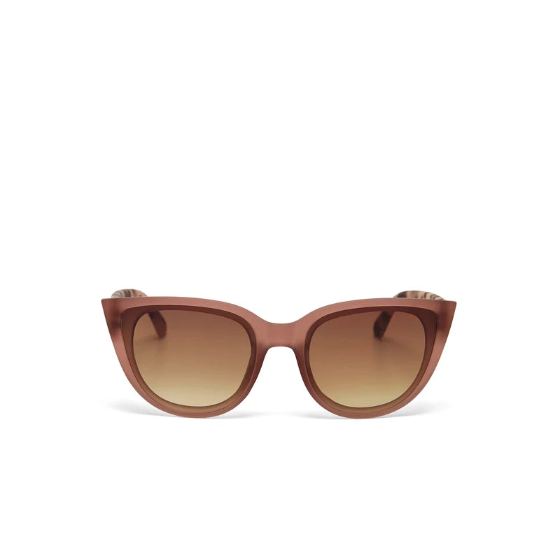SILVIA CAT EYE SUNGLASSES - Pink Havana