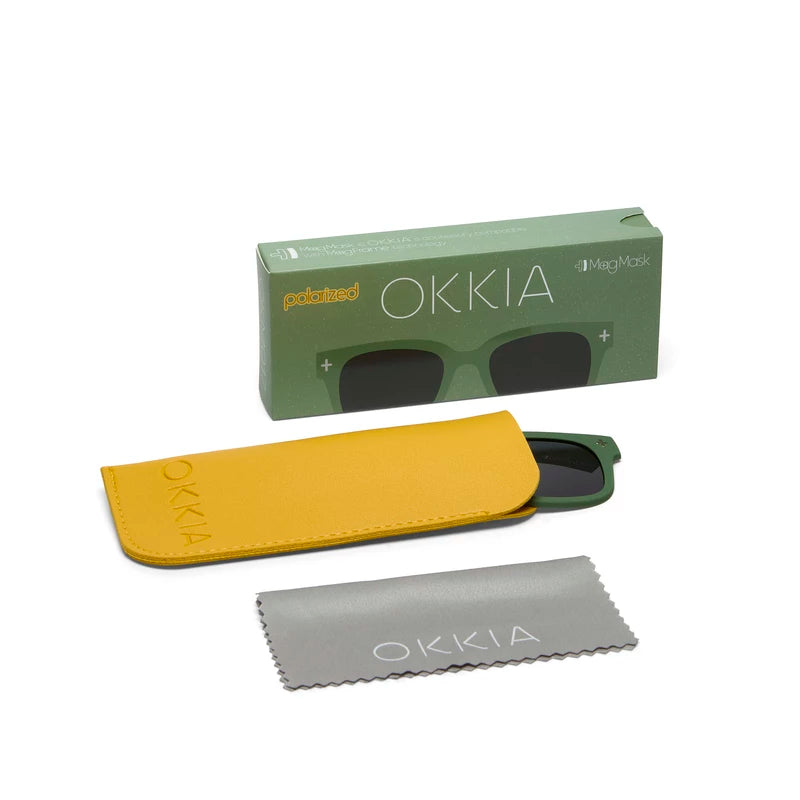 GIOVANNI MAGMASK CLIP-ON - Green