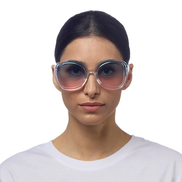 ANNA BUTTERFLY SUNGLASSES - Transparent Clear