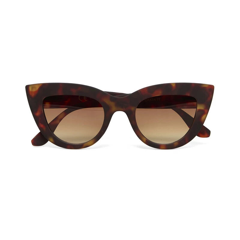 CLAUDIA CAT EYE SUNGLASSES - Classic Havana