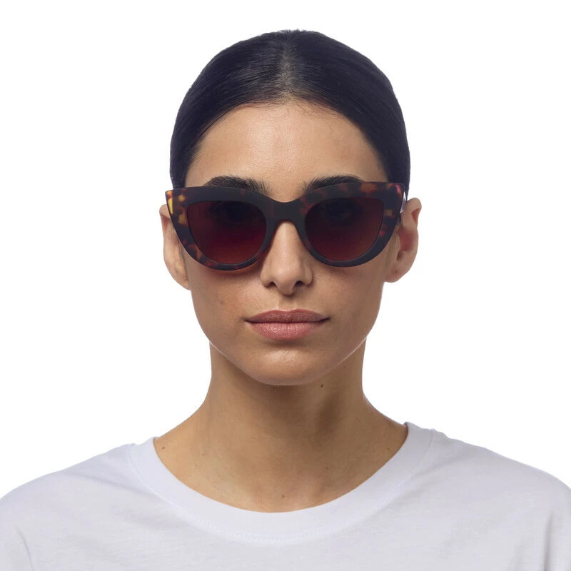 CLAUDIA CAT EYE SUNGLASSES - Classic Havana