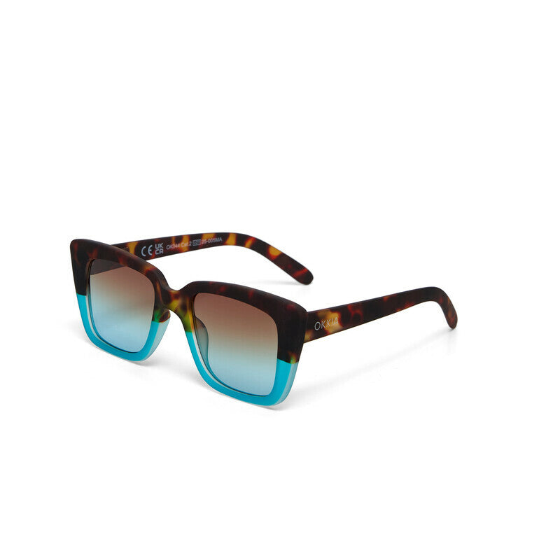 ELBA SUNGLASSES - Havana Blue