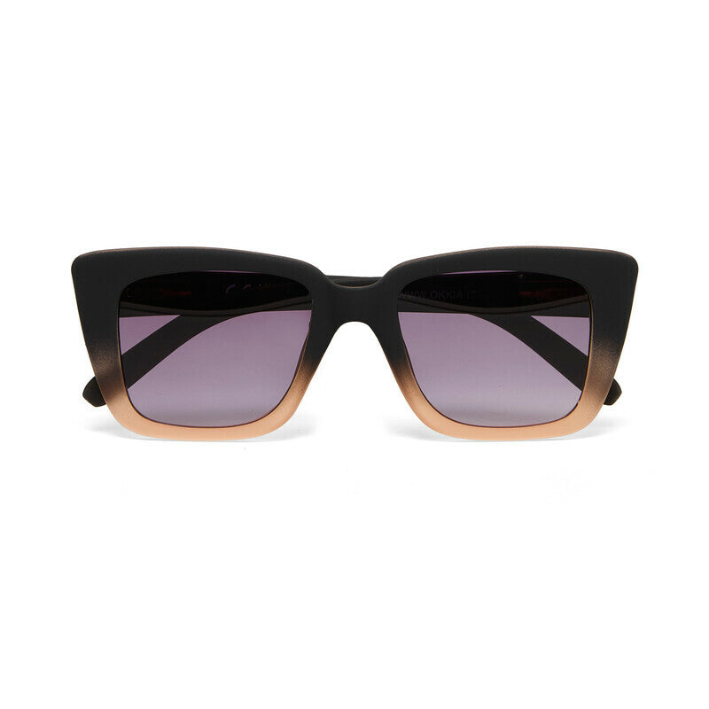 ELBA SUNGLASSES - Black Faded Pink