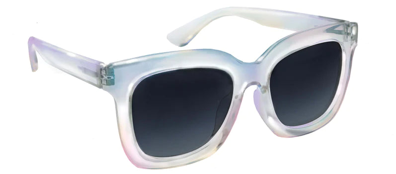 WEEKENDER POLARIZED SUNGLASSES Clear Iridescent