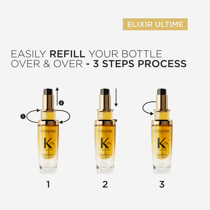 ELIXIR ULTIME L'HUILE ORIGINAL Refillable Hair Oil