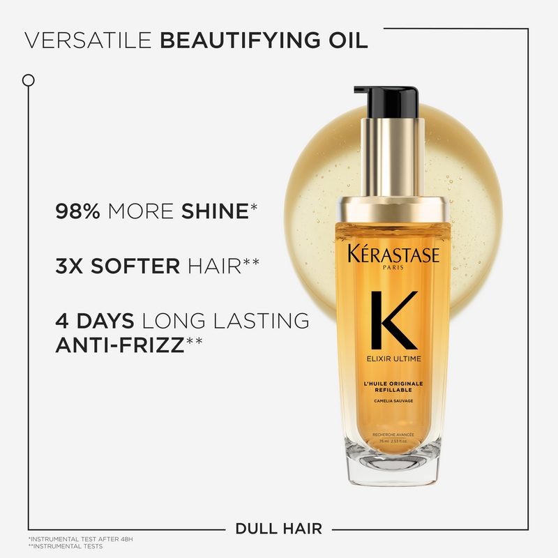 ELIXIR ULTIME L'HUILE ORIGINAL Refillable Hair Oil – ONE 2 ONE ONLINE