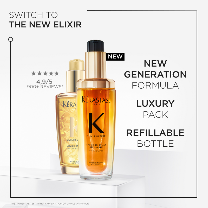 ELIXIR ULTIME L'HUILE ORIGINAL Refillable Hair Oil