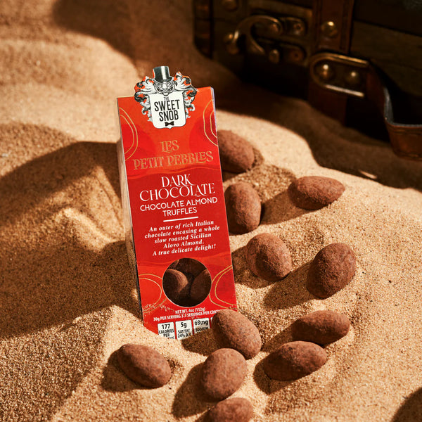 LES PETITE PEBBLES - Dark Chocolate Almond Truffles