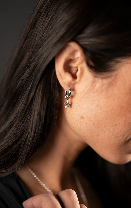 STAR DROP EARRINGS