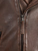 PARAN MEN'S BIKER JACKET - Nut