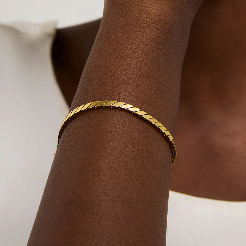 OSLO CHAIN BRACELET in Gold