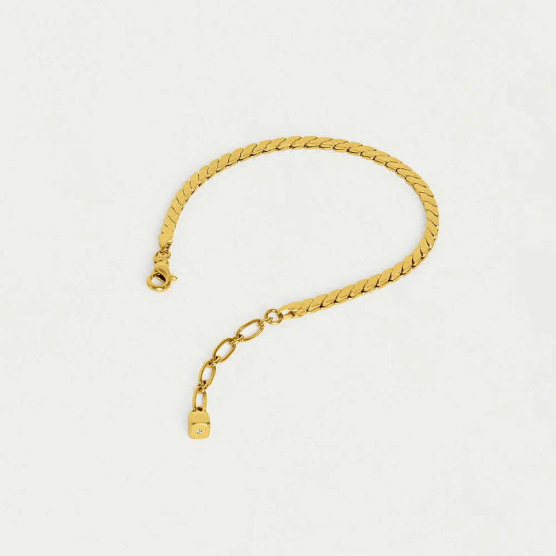 OSLO CHAIN BRACELET in Gold