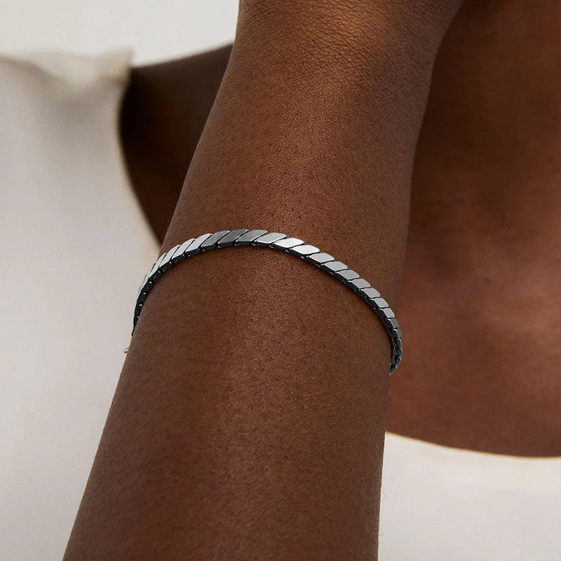 OSLO CHAIN BRACELET in Silver