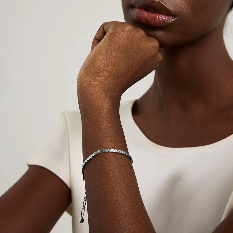 OSLO CHAIN BRACELET in Silver