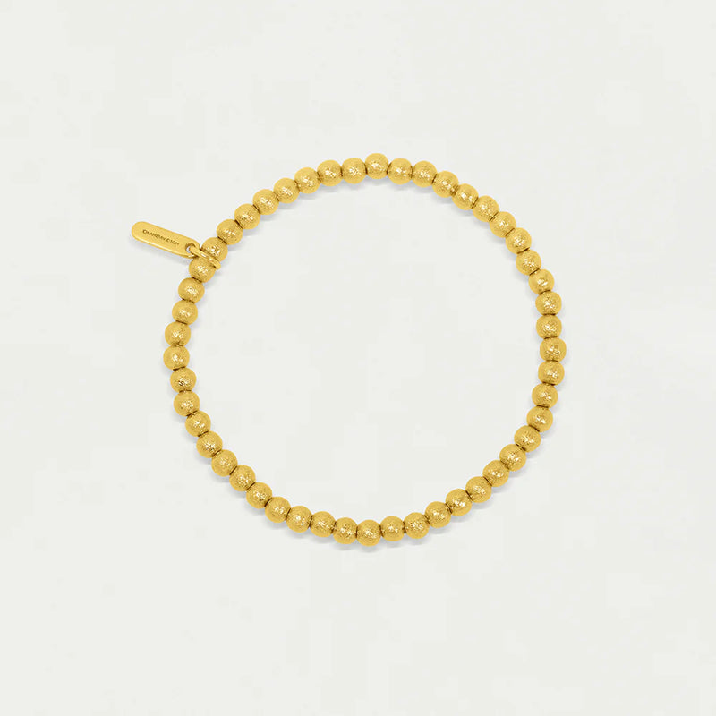 SIGNATURE SMALL BEADED BRACELET in GOLD