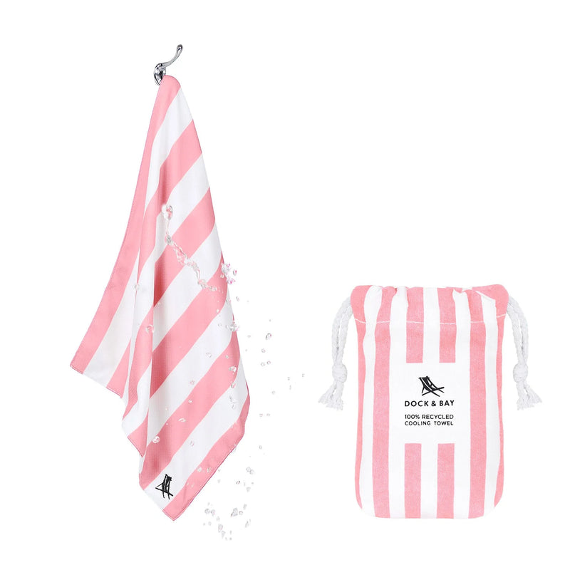 COOLING GYM TOWEL - Malibu Pink