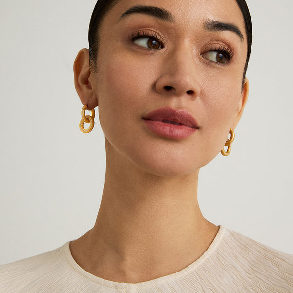 COLETTE PAVE DROP EARRINGS