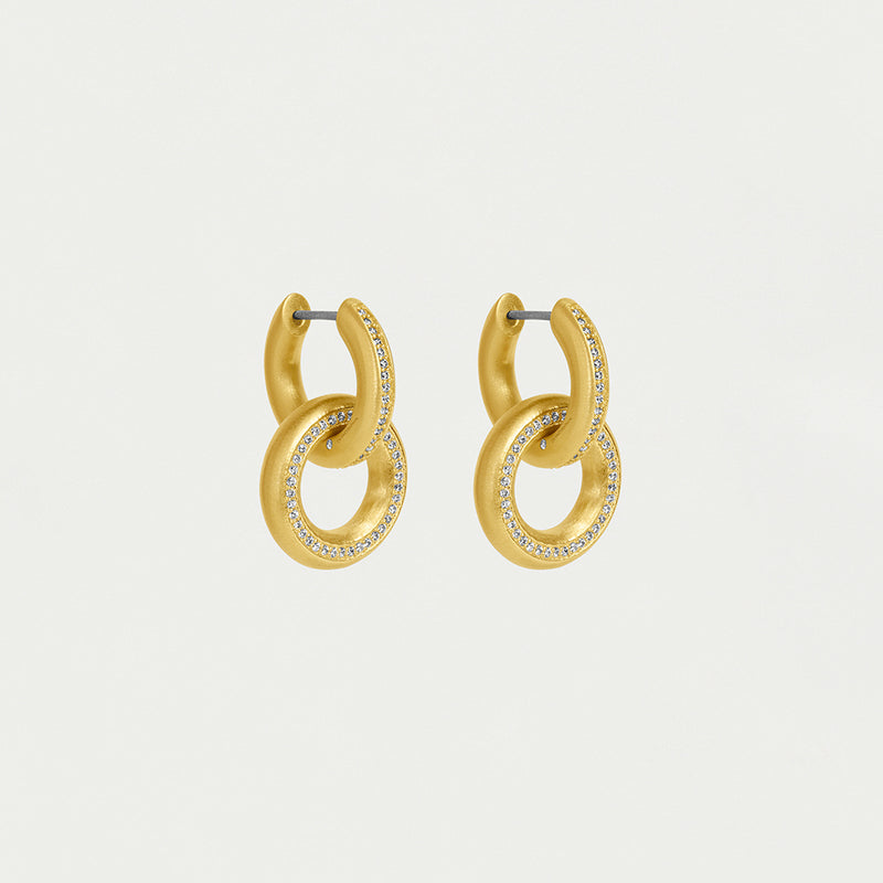 COLETTE PAVE DROP EARRINGS