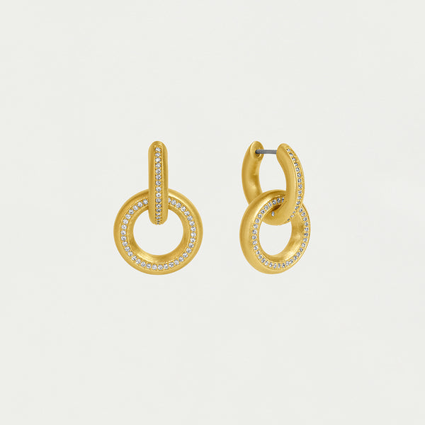 COLETTE PAVE DROP EARRINGS