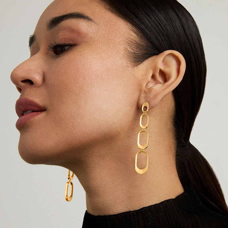 BLEECKER STATEMENT DROP EARRINGS