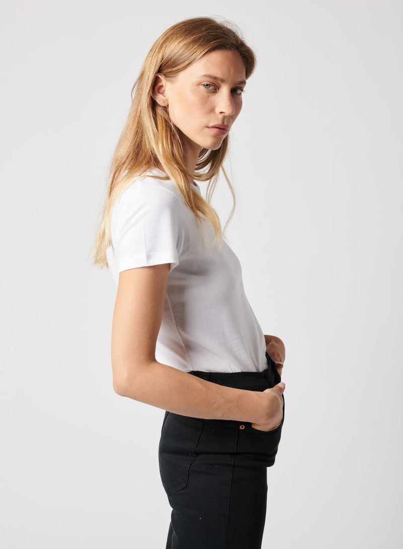 Soft Touch Short Sleeve Crewneck T-Shirt - White