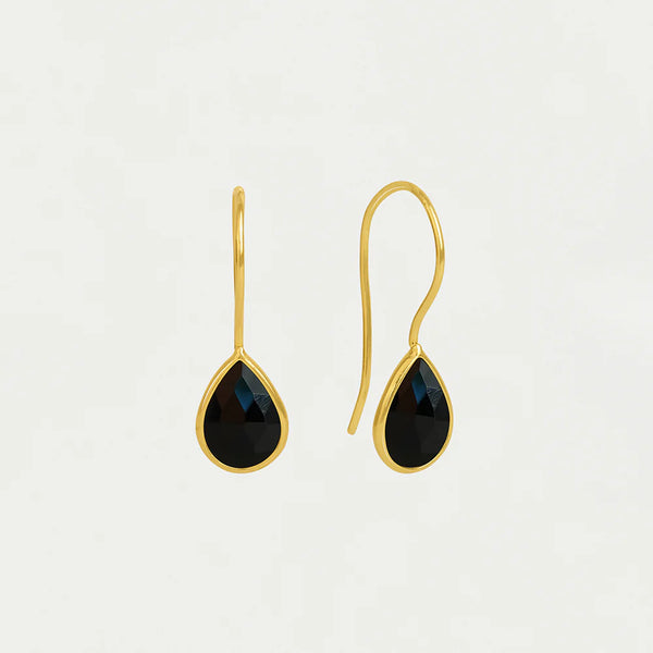NOSARA DROPET EARRINGS with BLACK ONYX