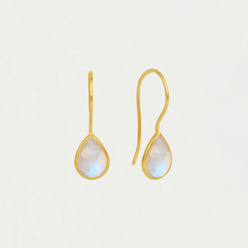 NOSARA DROPET EARRINGS with MOONSTONE
