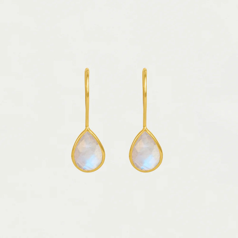 NOSARA DROPET EARRINGS with MOONSTONE