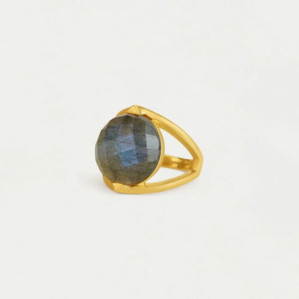 GALLERIA RING GOLD with LABRADORITE