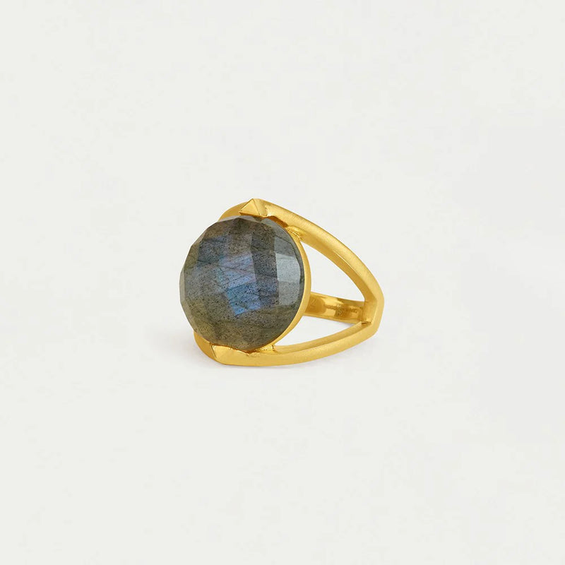 GALLERIA RING GOLD with LABRADORITE