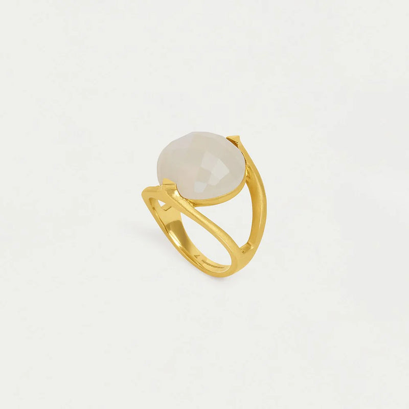 GALLERIA RING GOLD with MOONSTONE