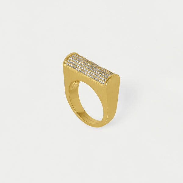 JULIETTE PAVE RING in GOLD