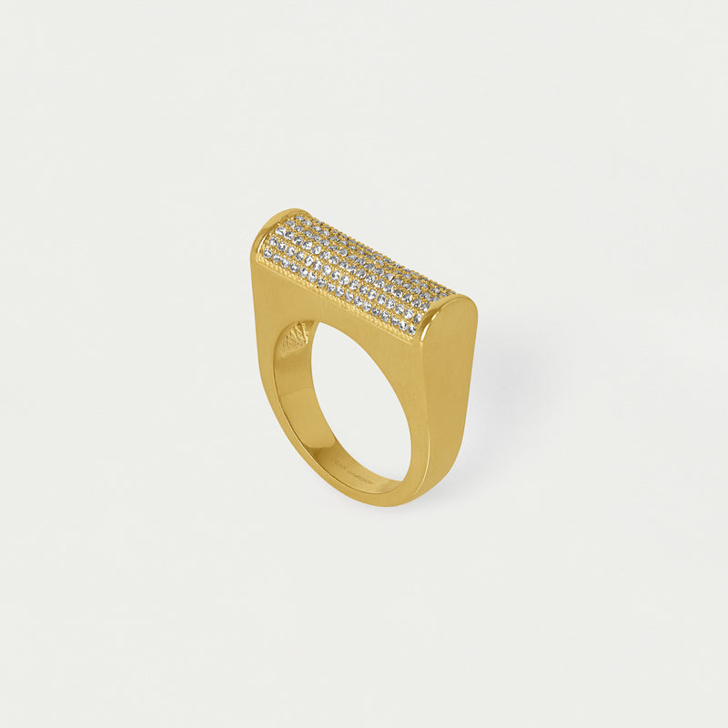 JULIETTE PAVE RING in GOLD