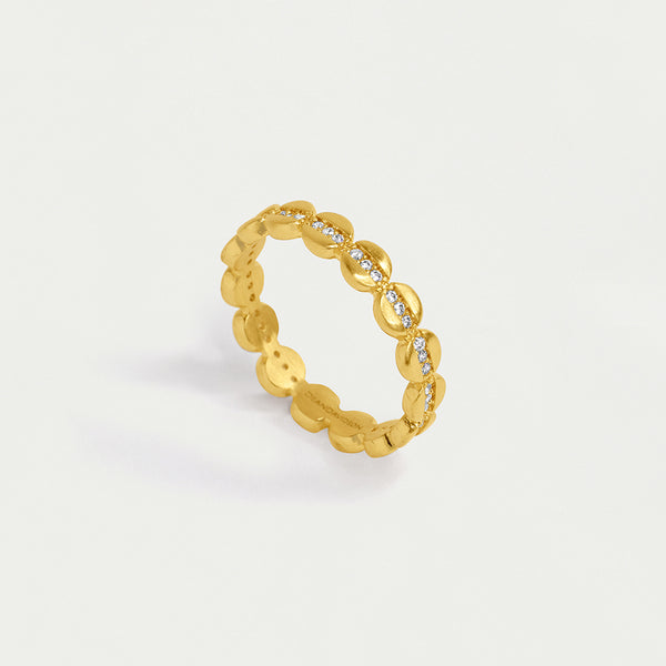 PETIT PAVE STACKING RING