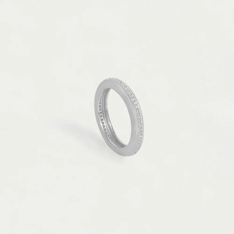 COLETTE PAVE STACKING RING in Silver