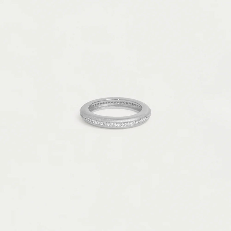 COLETTE PAVE STACKING RING in Silver