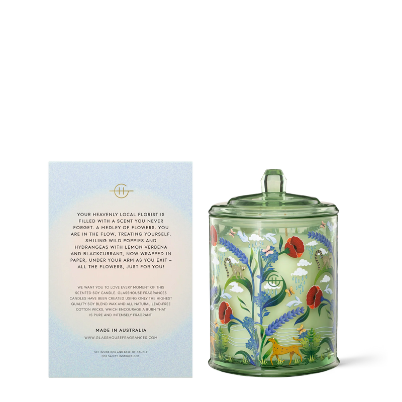 FLOWER THERAPY - Hydrangea & Wild Poppy - Candle
