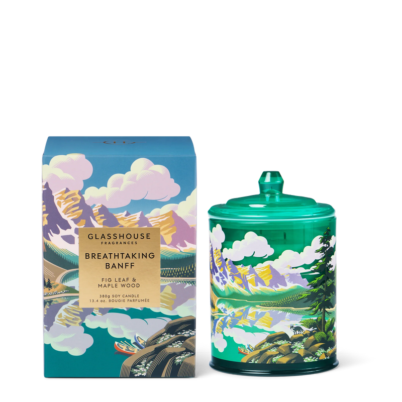 BREATHTAKING BANFF - Fig Leaf & Maple Wood - Candle