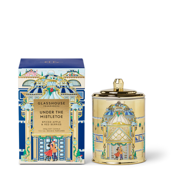 UNDER THE MISTLETOE - Spiced Apple & Red Berries - Candle