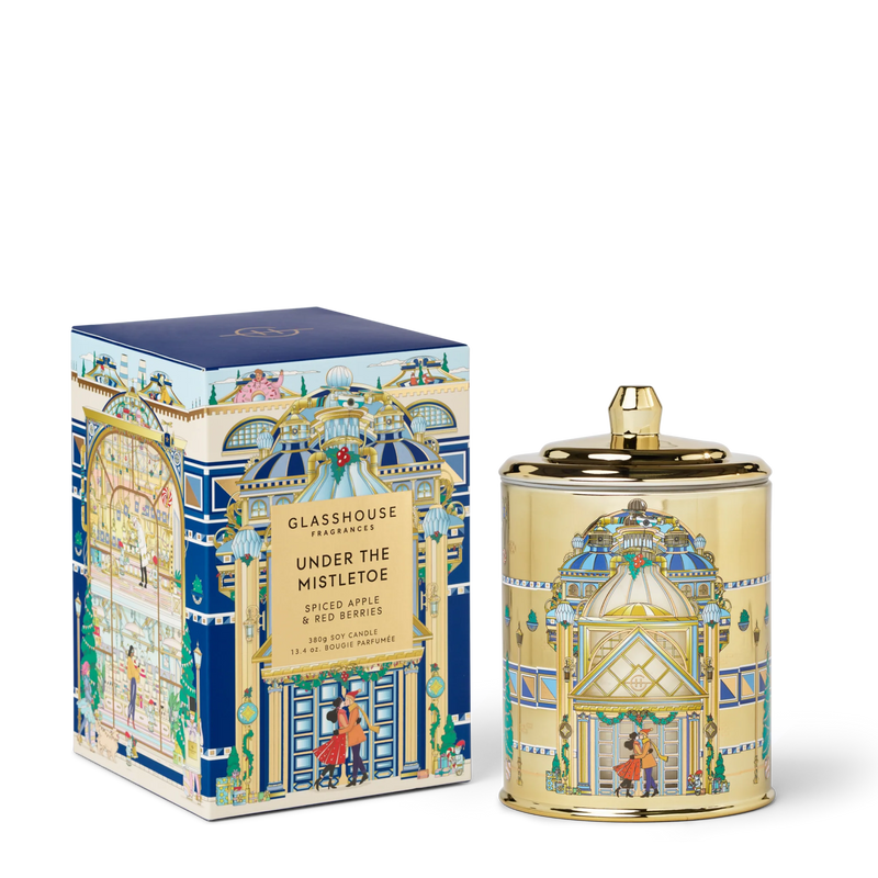 UNDER THE MISTLETOE - Spiced Apple & Red Berries - Candle