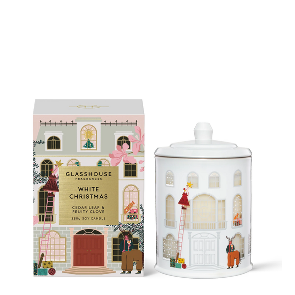WHITE CHRISTMAS - Cedar Leaf & Fruity Clove - Candle