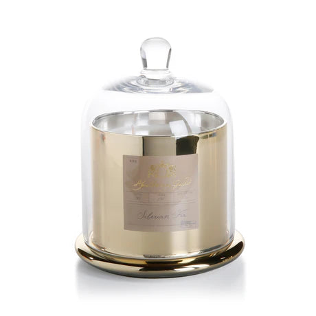 DOME CANDLE: GOLD - SIBERIAN FIR