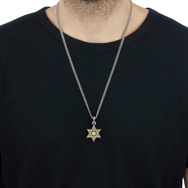 STAR OF DAVID CHAIN NECKLACE