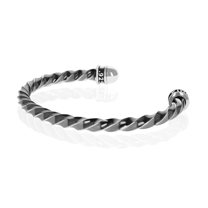 TWISTED SILVER CUFF
