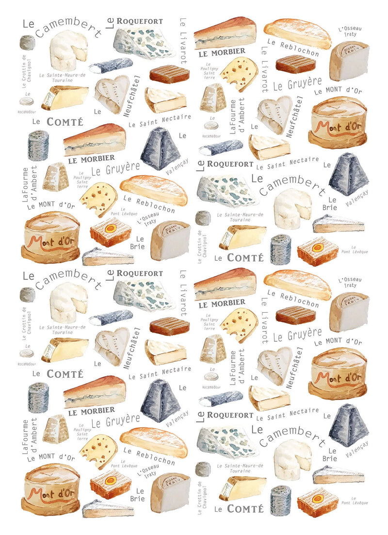 Fromages - Tea Towel