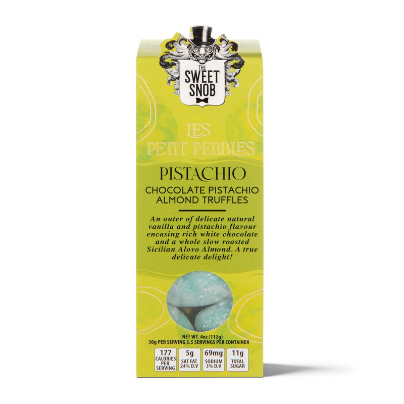 LES PETITE PEBBLES - Pistachio Almond Chocolate Truffles
