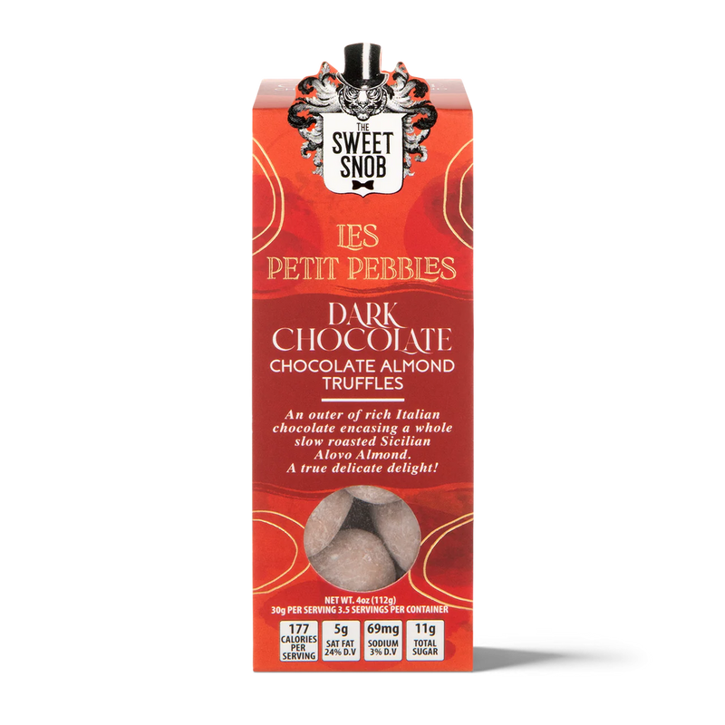LES PETITE PEBBLES - Dark Chocolate Almond Truffles