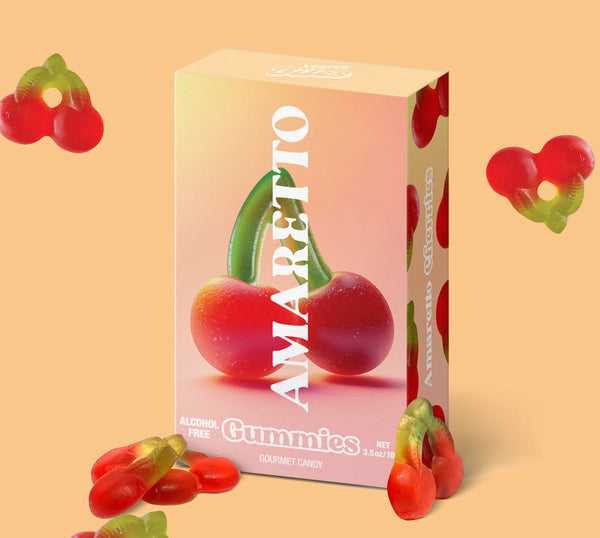 COCKTAIL GUMMIES - AMARETTO CHERRIES