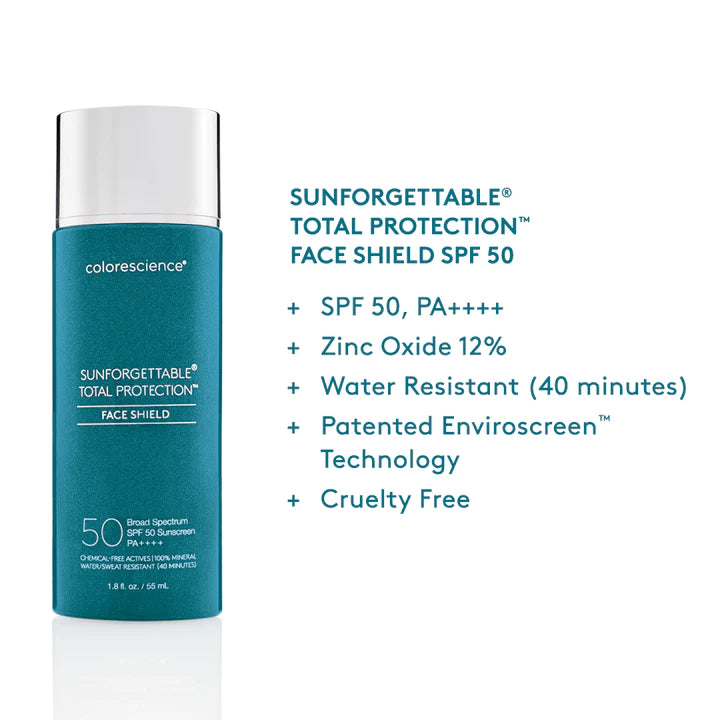 SUNFORGETTABLE ENVIROSCREEN PROTECTION FACE SHIELD SPF 50 - Global